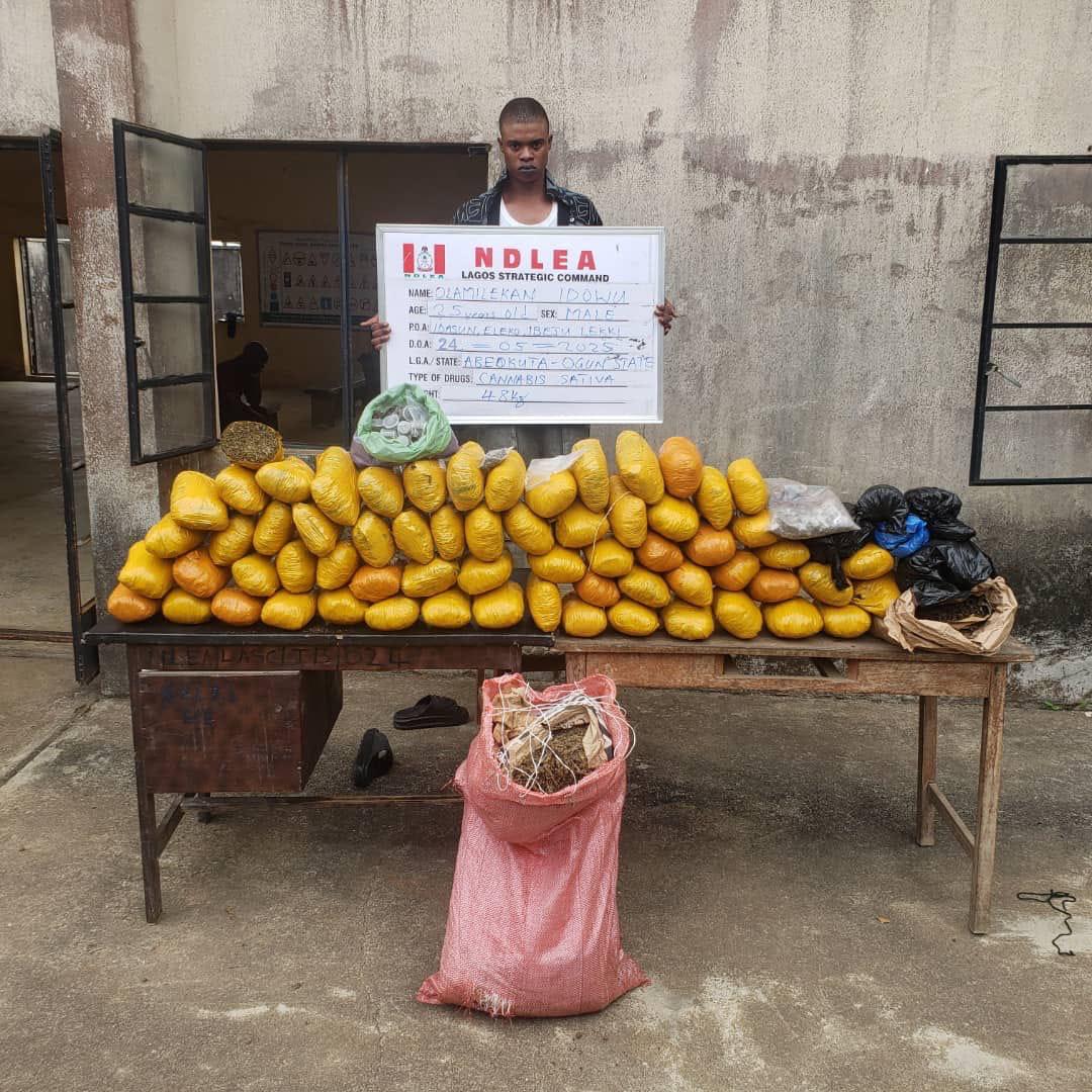 NDLEA intercepts N6.5bn opioids in Lagos, Rivers ports, arrests two British nationals