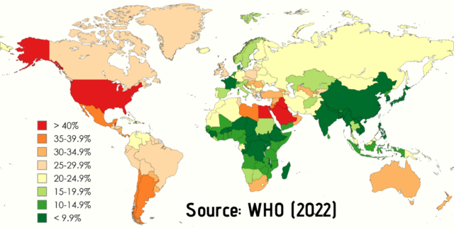 1 In 8 Affected Worldwide