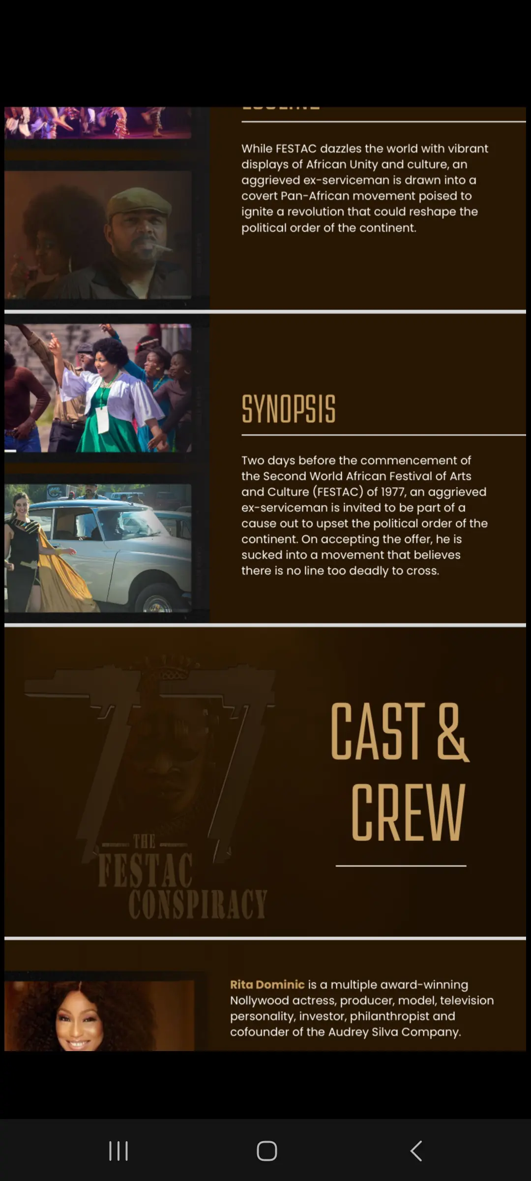 “77: The Festac Conspiracy” premieres at Cannes Film Festival, decade after groundbreaking thriller “76”