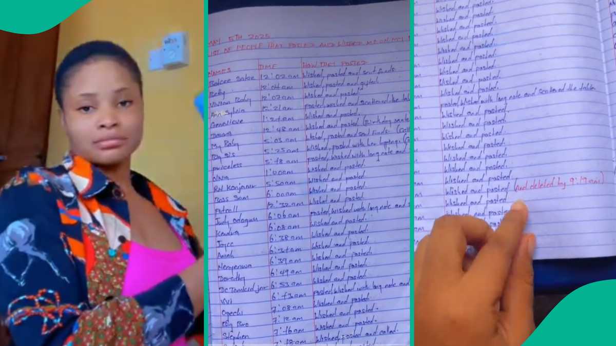 After Birthday Celebration, Lady Compiles Names of People Who Posted Her Photos on Social Media