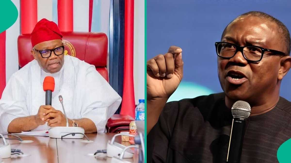 Akpabio Mentions What Obi Must Do To Defeat Tinubu Ahead of 2027 Election