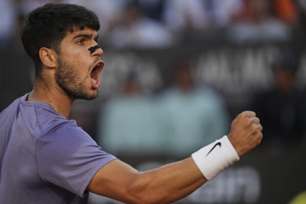 Alcaraz Beats Sinner To Win Italian Open