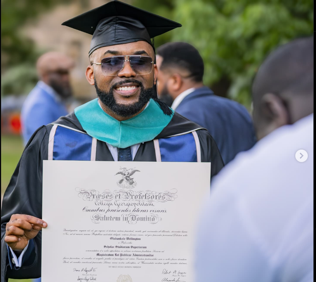 Banky W obtains master’s degree from Georgetown University
