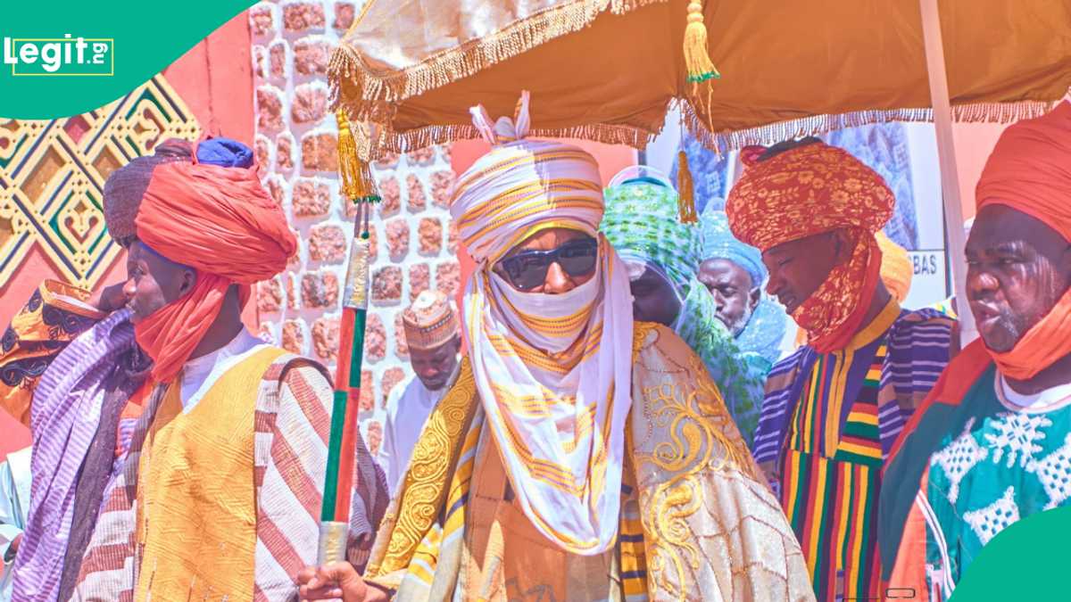 Bidiyon Sanusi II da Mataimakin Gwamna yayin Addu'ar Cika Shekara 1 a Sarautar Kano