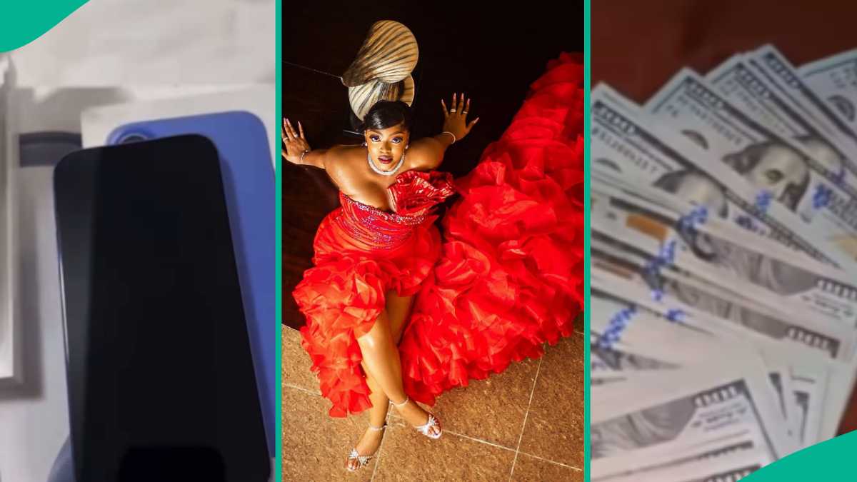 Caramel Plugg Shows Off Dollars, Expensive Gifts From Her New Man After Split From Buna Boy's Friend