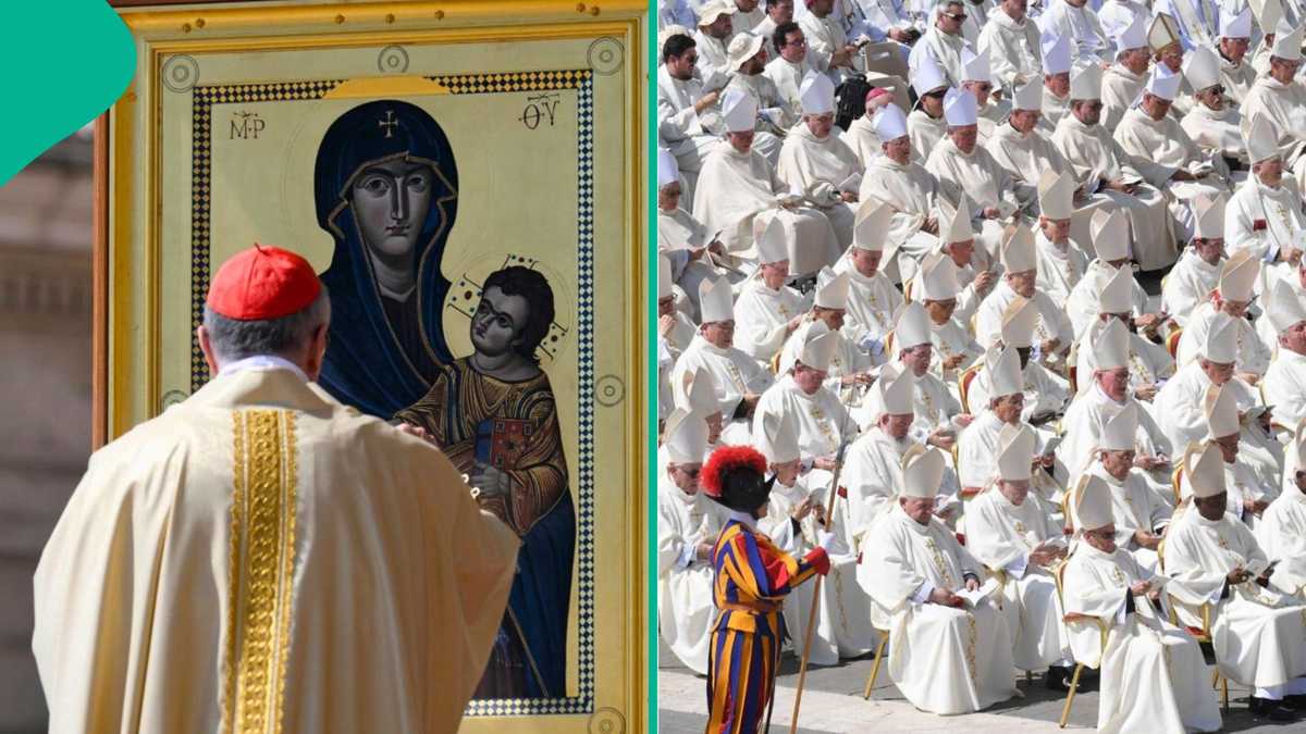Crowd jump for joy, prays in celebration as Pope Francis' successor finally emerges