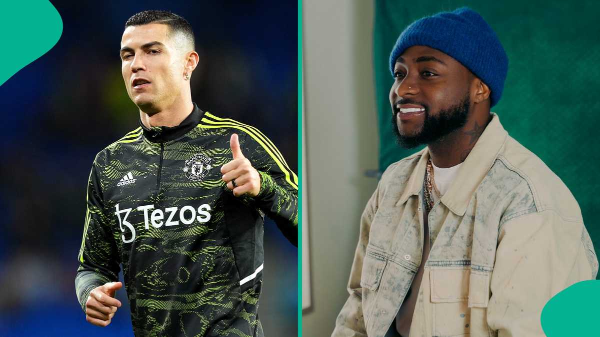 Davido Recounts How He Almost Got BP When Cristiano Ronaldo Invited Him to Old Trafford