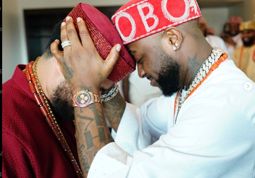 Davido pens down emotional note as his manager Asa Asika weds lover