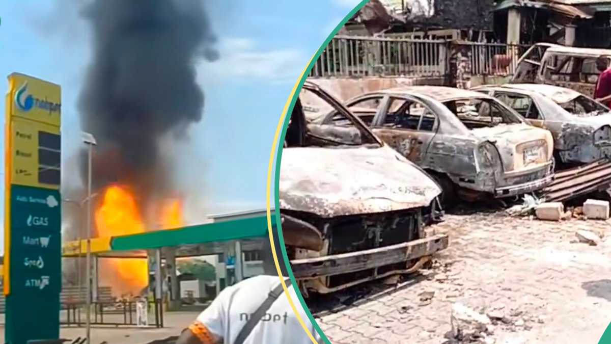 Driver, Pregnant Wife Escape as Explosion Rocks Port Harcourt Filling Station