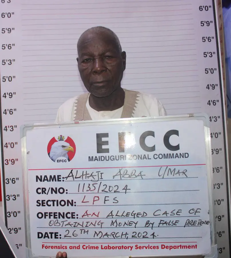 EFCC Arraigns Man For Alleged N1.6m Fraud In Borno