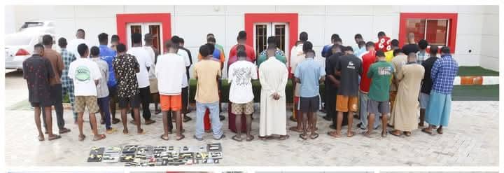 EFCC Arrests 47 Suspected Internet Fraudsters In Kwara