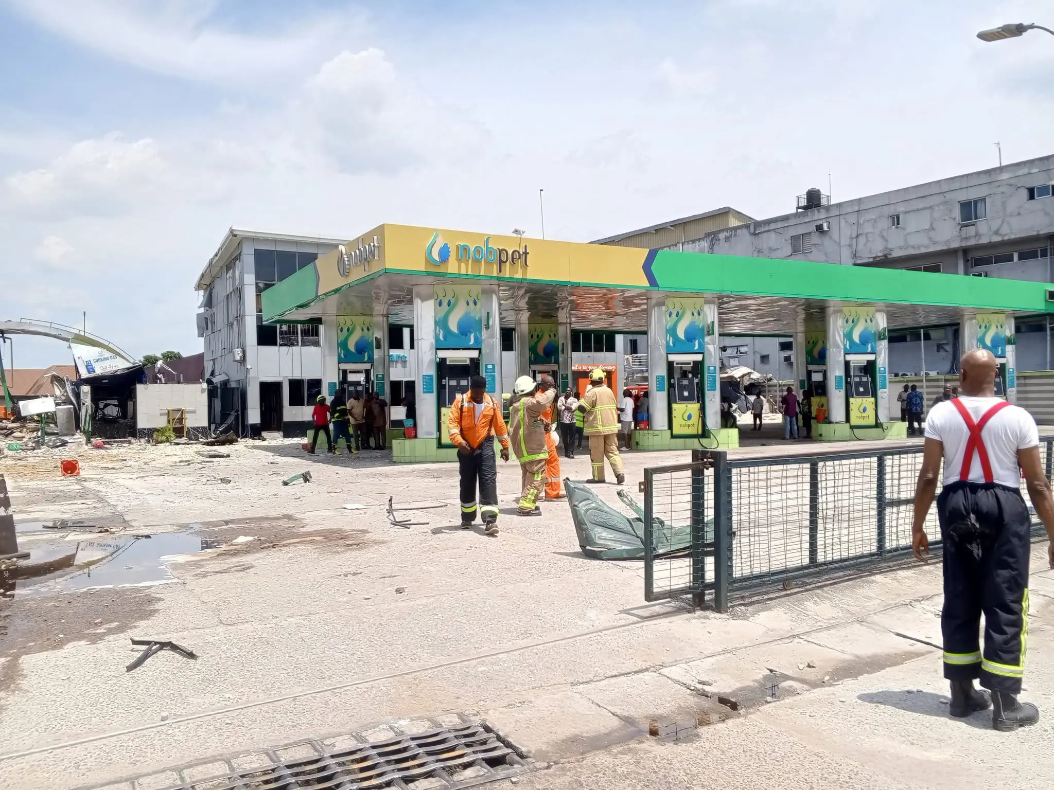 Explosion rocks filling station in Rivers