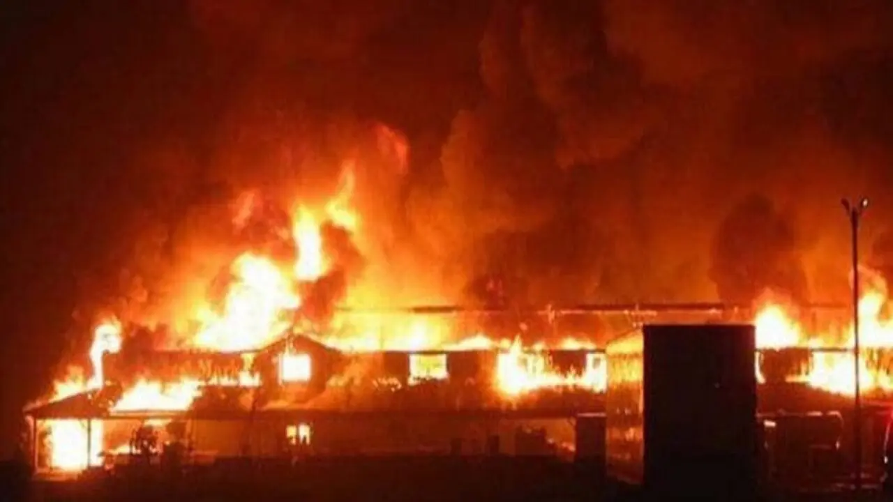 Fire guts Jincheng recycling facility in Surulere, Lagos