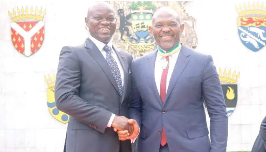 Gabonese President honours Tony Elumelu with National award 
