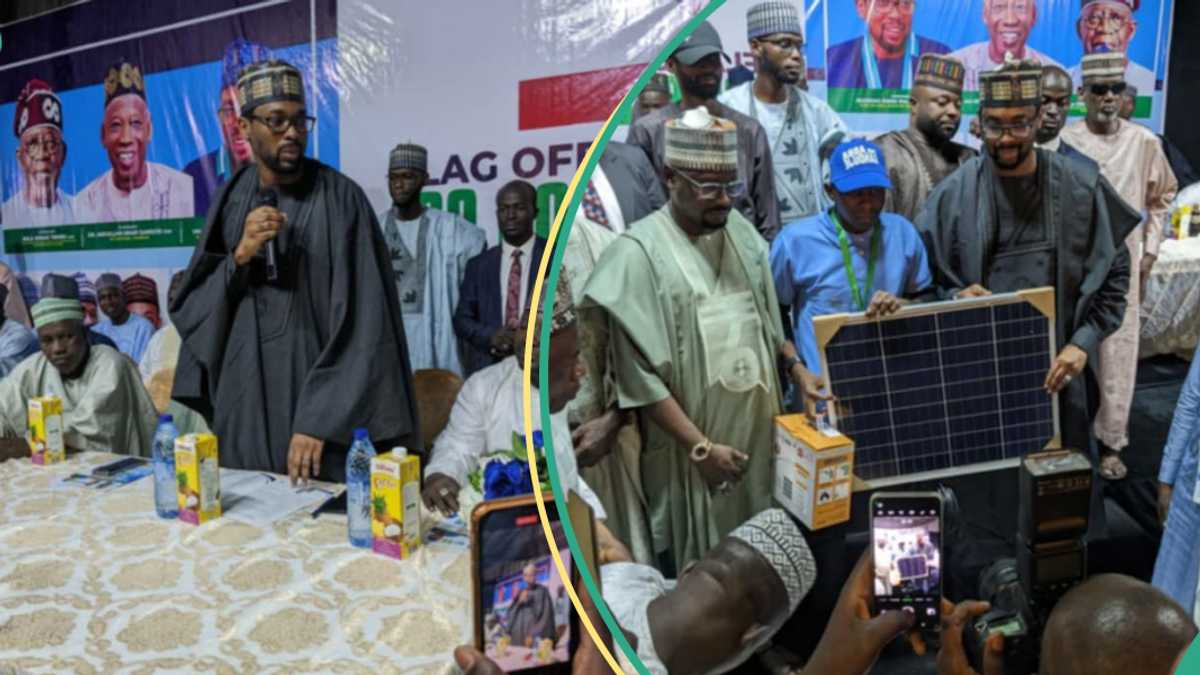 Ganduje’s Son Distributes 160 Solar Systems To SMEs in Kano