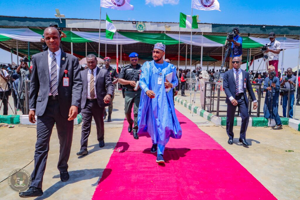 Gov Lawal Distributes 140 Vehicles To Security Agencies, Commissions Zamfara Mass Transit Buses