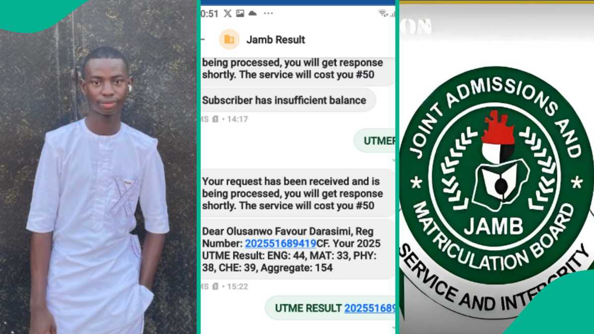 "How Can I Score 33 in Mathematics?" JAMB Result of Boy Born in 2005 Comes Out, He Rejects Scores