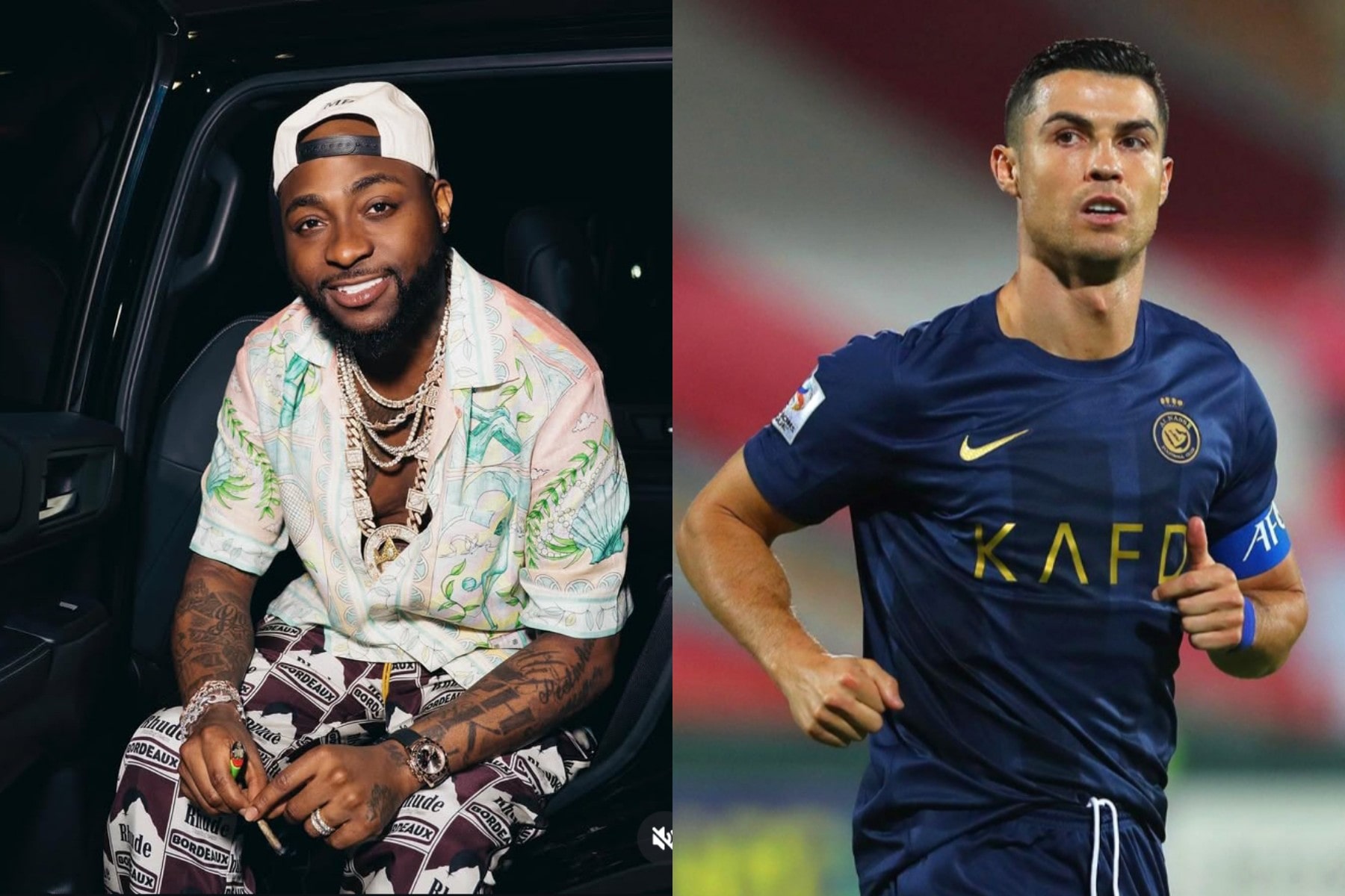 How Cristiano Ronaldo stood me up after honouring his invitation - Davido
