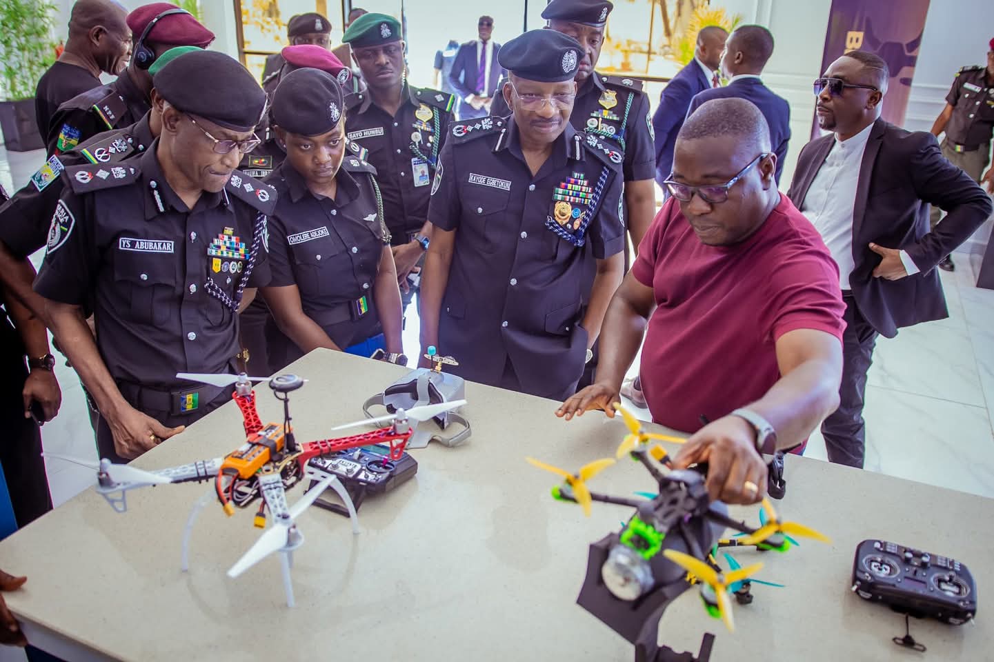 IGP Egbetokun Inspects Locally-made High-tech Security Gadgets In Abuja
