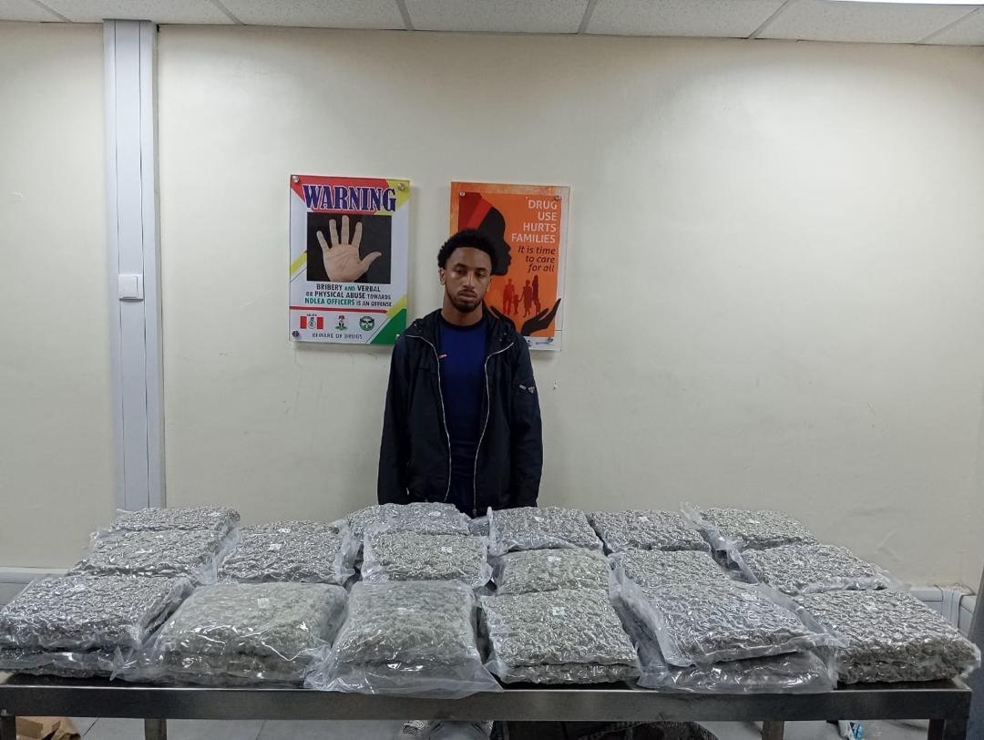 Iran-bound woman caught with cocaine in private part, stomach,