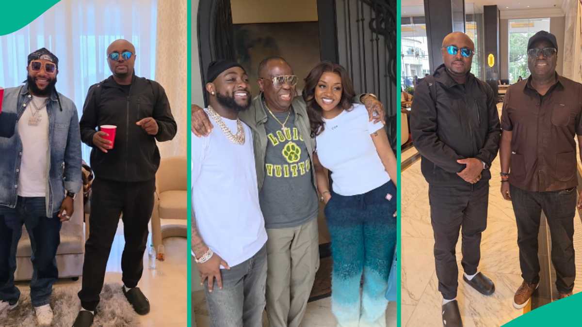 Isreal DMW Shares Fun Photos, Videos from Houston With Davido, Chioma, Netizens Remind Him of His Ex