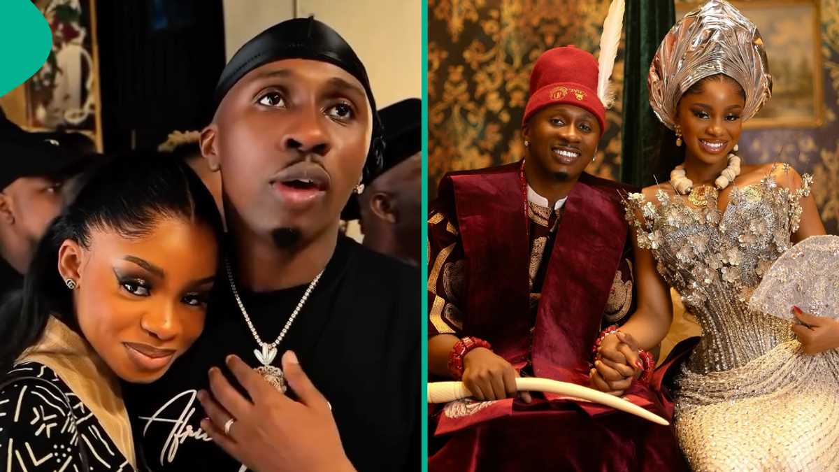 Juma Jux Describes Priscilla Ojo as Best Wife in the World, People Compare Him to Davido