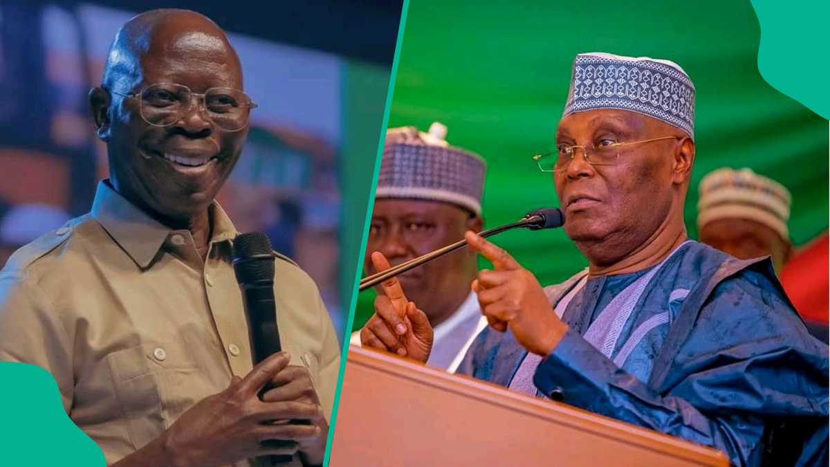 'Ka Rubuta Littafin Sauya Sheka,' Oshiomole Ya Tsokano Atiku kan Yawan Canza Jam'iyyu