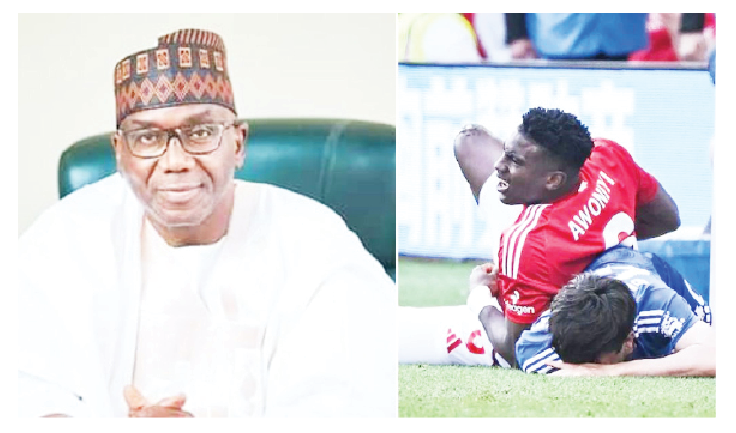 Kwara Governor Wishes Football Star Taiwo Awoniyi Quick Recovery
