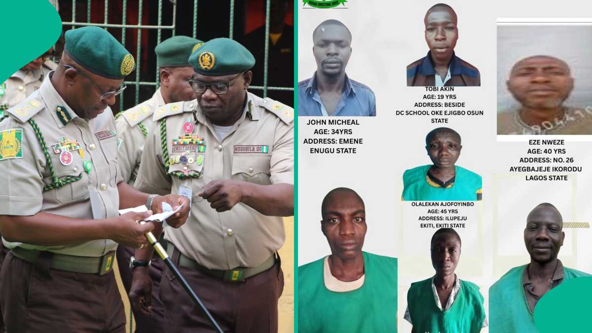 Kyautar N5m ga Wanda Ya Gano Fursunoni 7 da Suka Tsere daga Osun, An Saki hotuna