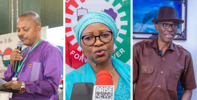 LP 'wahala': NLC throws weight behind Nenadi against Abure