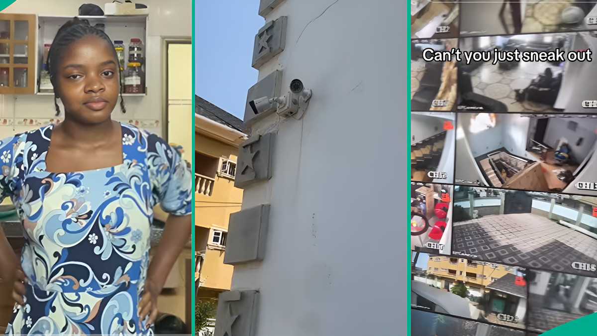 Lady Shows Off Many CCTV Cameras Installed in Her Home, Netizens Marvel: “Your Papa Na Big Brother?”