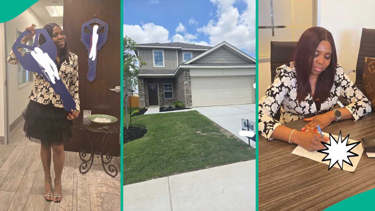 Lady Who Worked as Uber Driver in Nigeria Excited as She Acquires House in US Years after Relocating