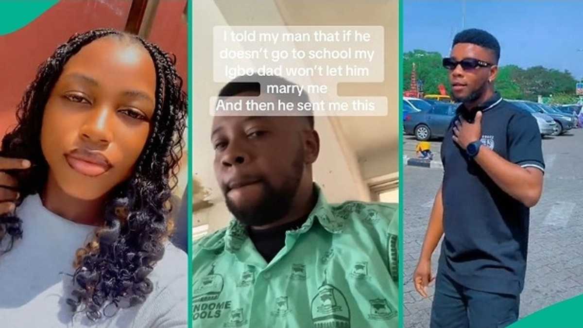 Man Returns to Secondary School as Girlfriend Insists Dad Won't Let Her Marry Uneducated Person
