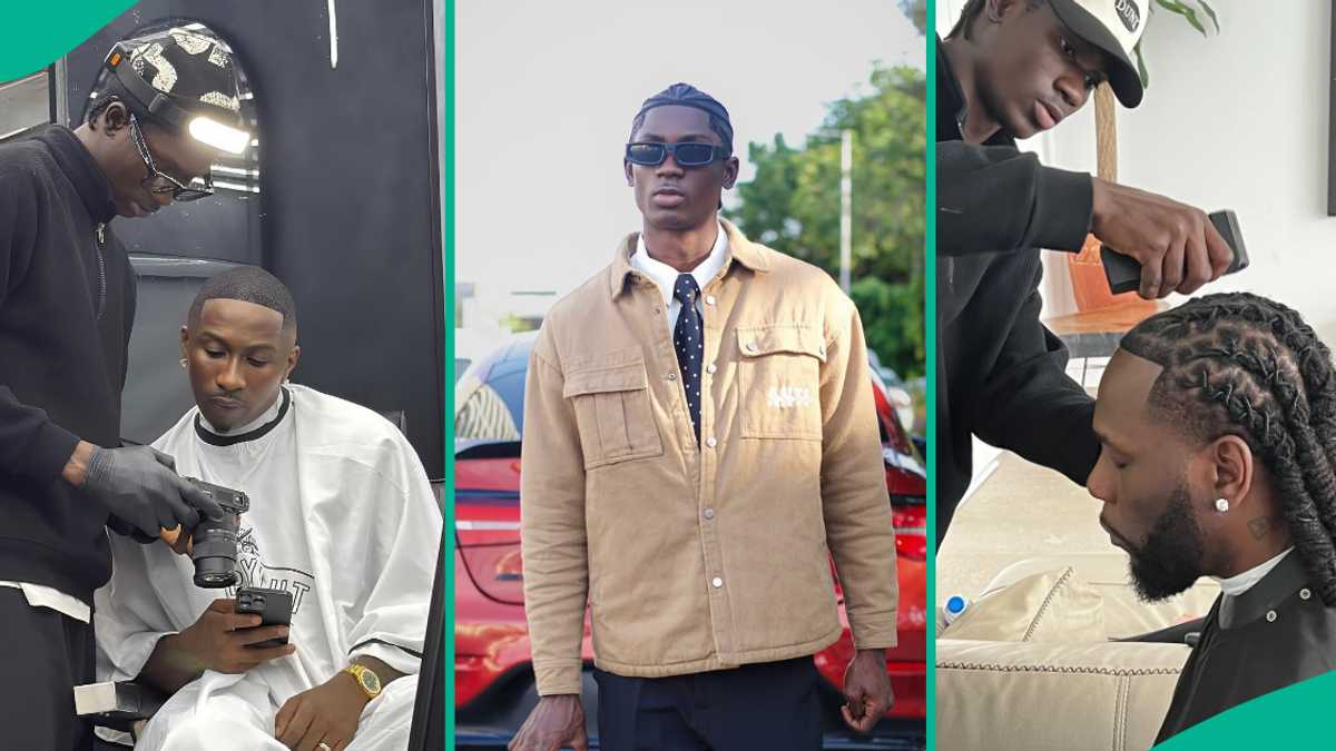 Meet Topzy: Barber Who Has Given Burna Boy, Wizkid, Asake, Juma Jux Other Celebs’ Haircuts
