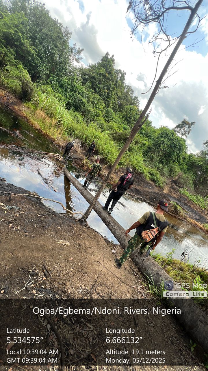Navy Dismantles 9 Illegal Crude Oil Refining Sites In Rivers