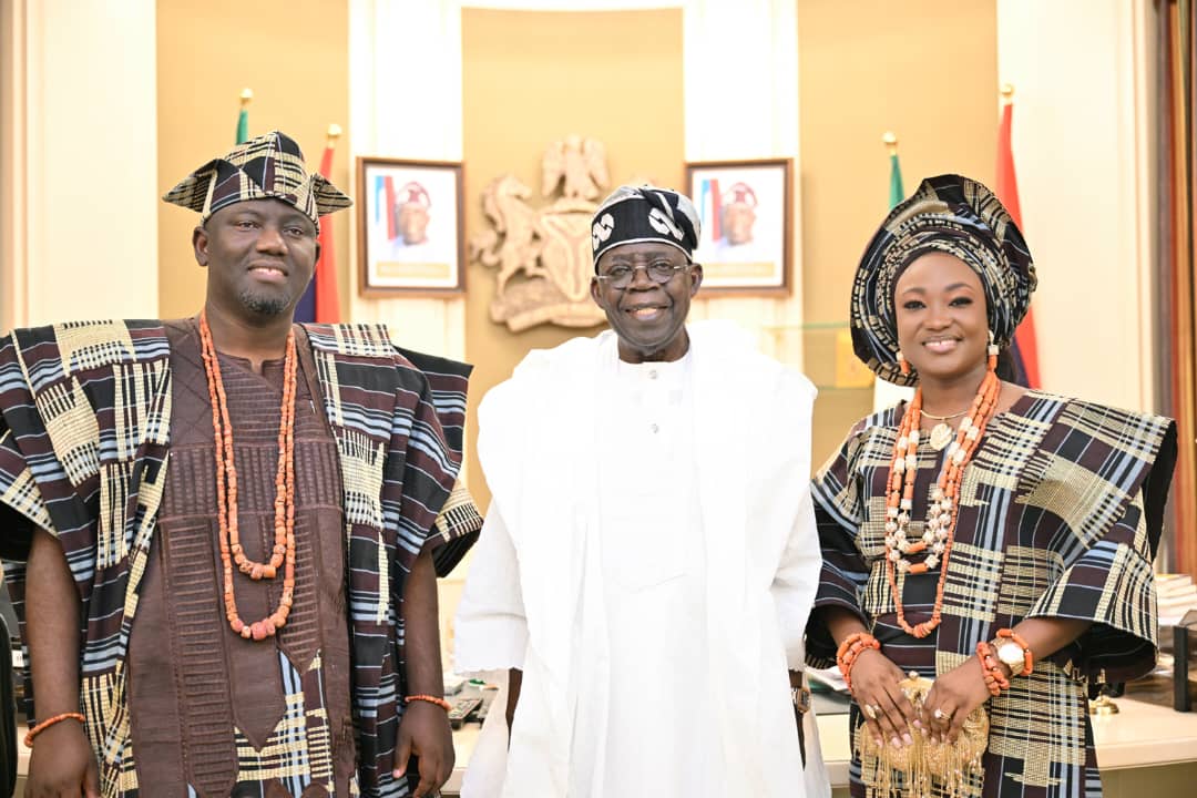Newly Crowned Alaafin Oyo Visits President Tinubu In Abuja