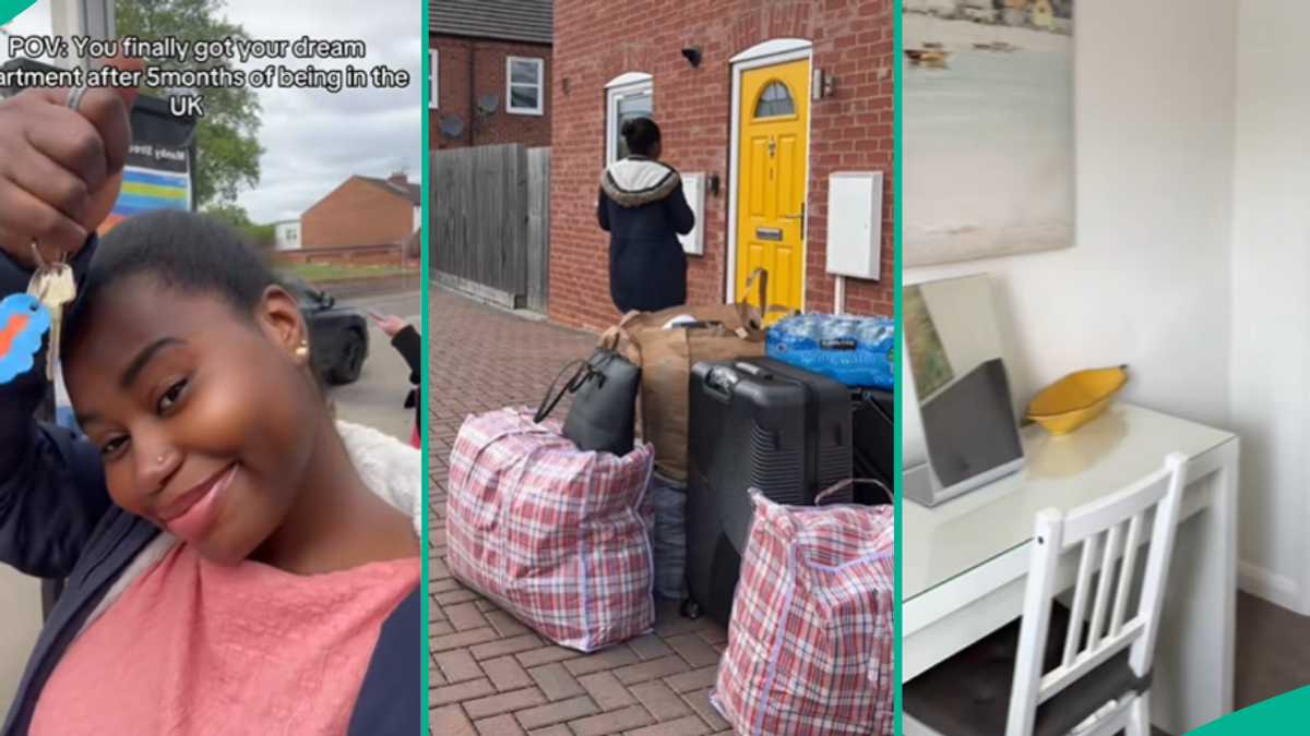 Nigerian Lady in UK Shows Dream Apartment She Got after 5 Months of Relocation, Sparks Reactions