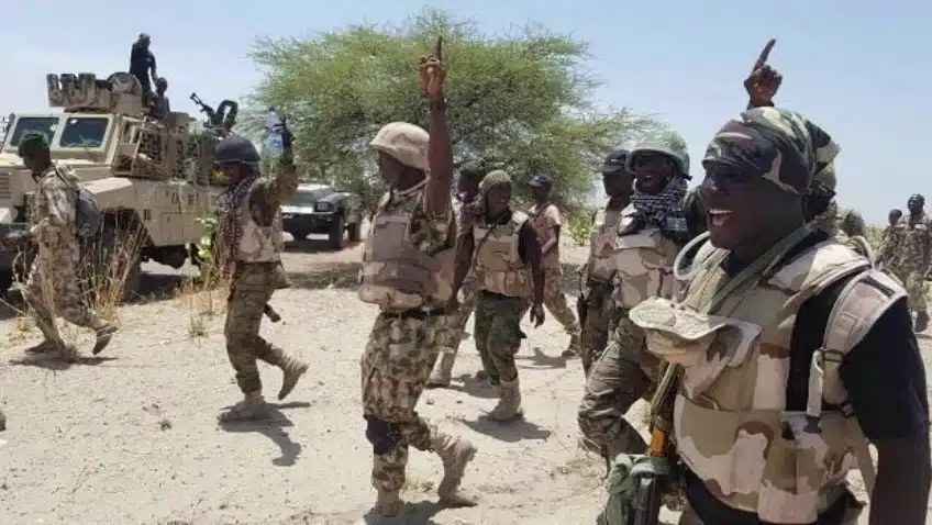Nigerian Military Raid Terrorist Hideout In Sambisa Forest, Recover Weapons