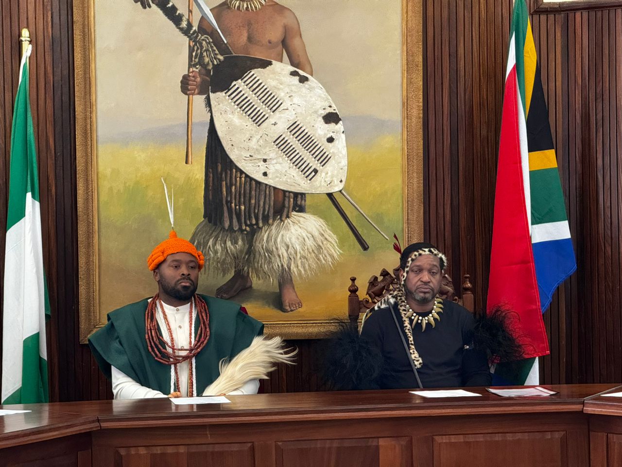 Olu Of Warri, Zulu King Sign Economic, Cultural Bilateral Pact
