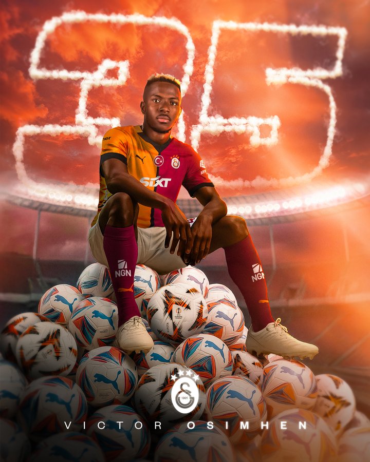 Osimhen sets new record as top-scoring foreign player in Turkish football