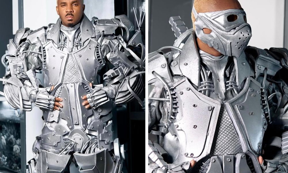 Pretty Mike Storms AMVCA In Iron Man Suit (Photos)