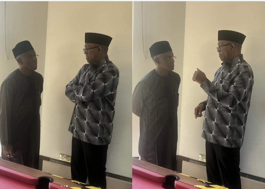 Reactions trail El-Rufai's meeting with Peter Obi In America (photo)