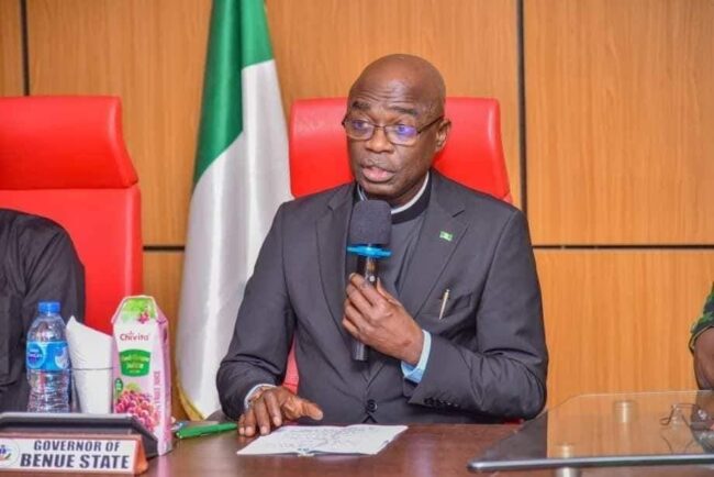 Governor of Benue State, Hyacinth Alia