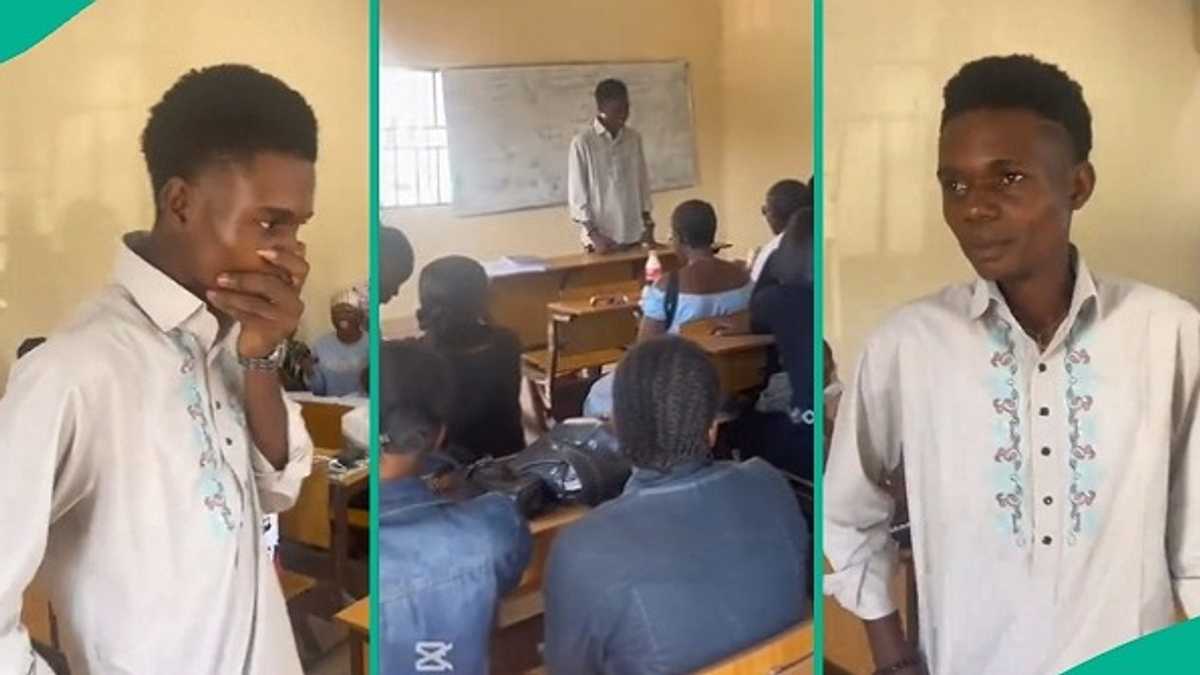 Students Leave Course Rep in Tears as They Gift Him New Phone after Old One Got Stolen, Video Trends