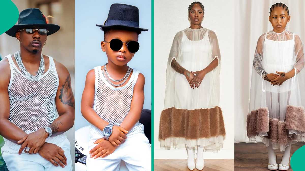 Talented Nigerian Kid Models Recreate Iyabo Ojo, Nicki Minaj, Tiwa Savage, Juma Jux, Others' Outfits