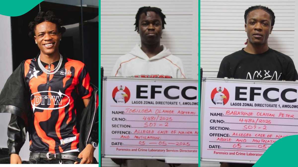 Tee Dollar, Tobi Nation Jailed for 6 Month Over Naira Abuse, Mugshots Trend: “Poor Man Pikin Suffer”