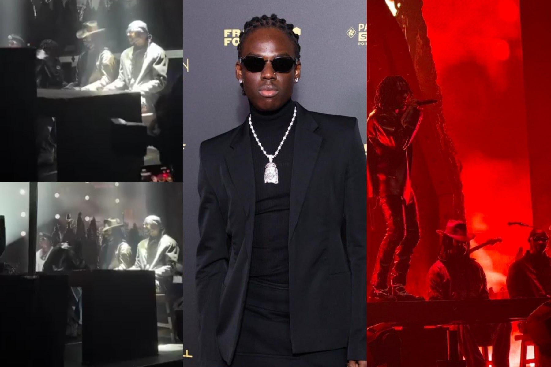 This is disrespectful - Rema attacked for performing with statues of Davido, Wizkid and Burna Boy