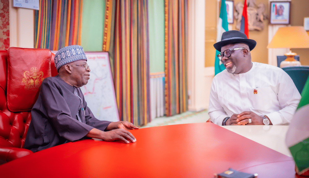 Tinubu and Delta State Governor