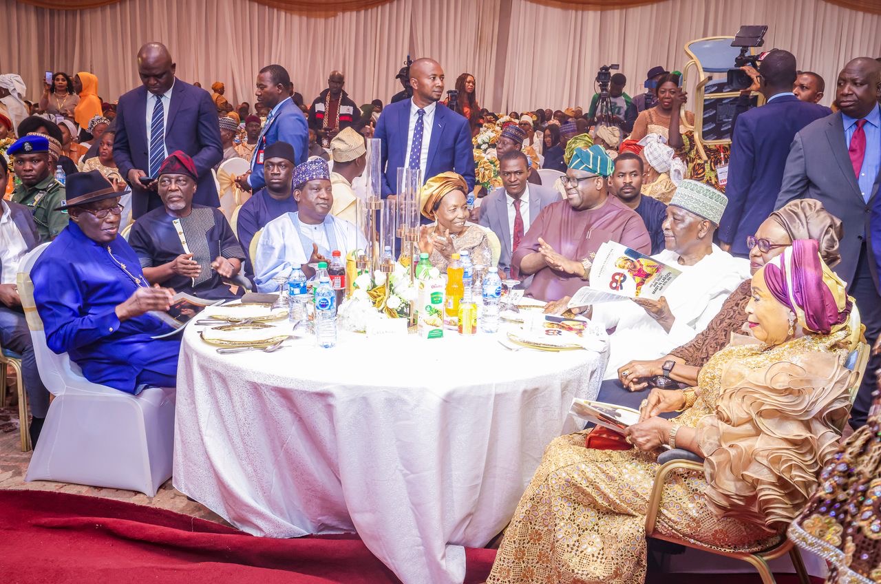 Tinubu, Jonathan, Gowon, Muftwang, Others Celebrate Mrs Lar At 90