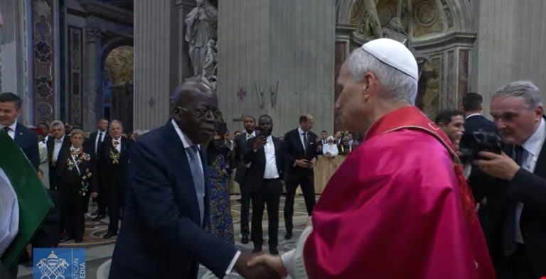 Tinubu Meets Pope Leo XIV In Rome